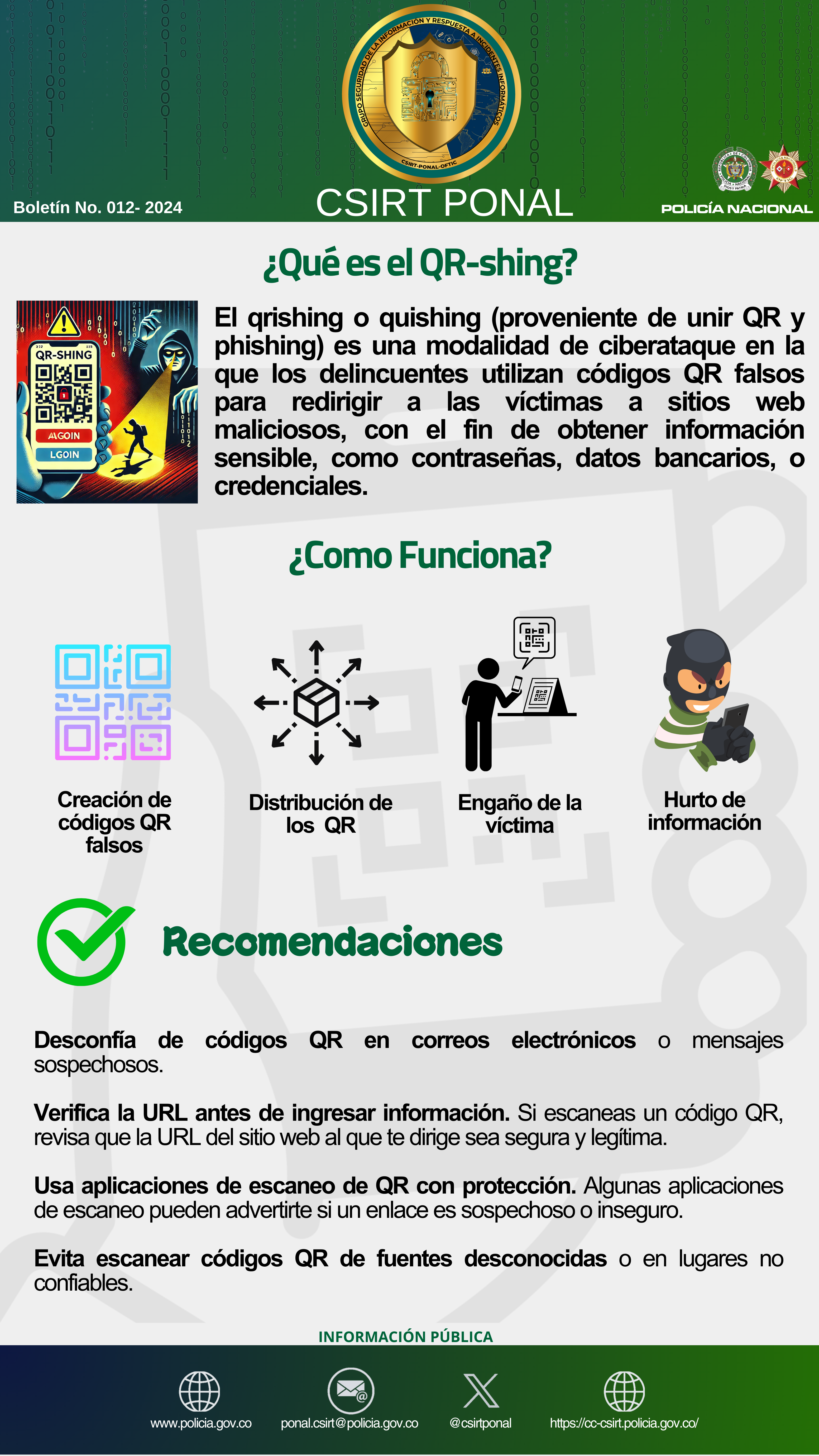 Boletín Informativo No. 012 QR-shing